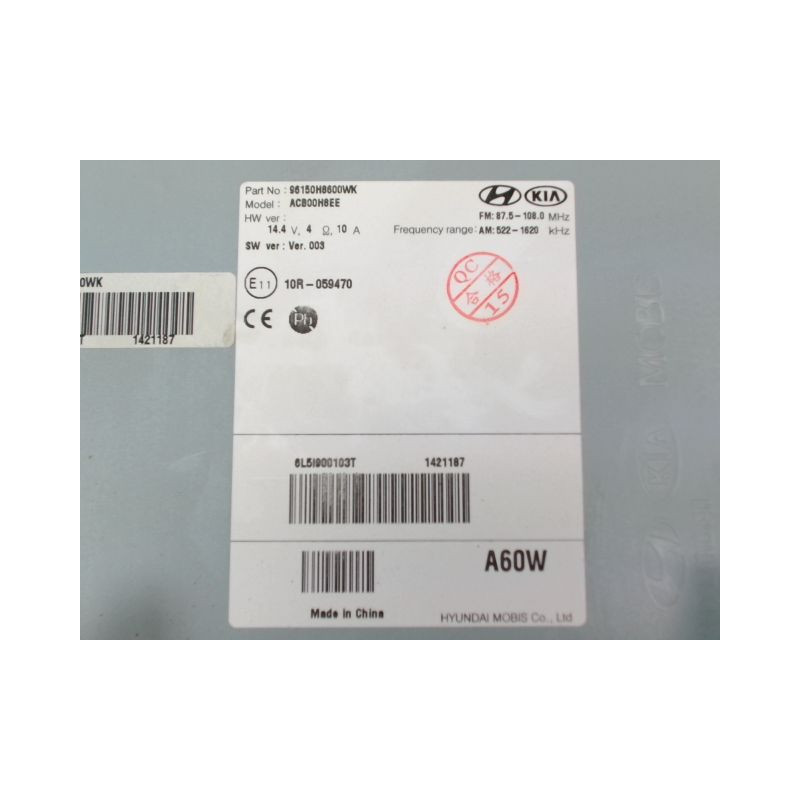AUTORADIO KIA RIO 2005-