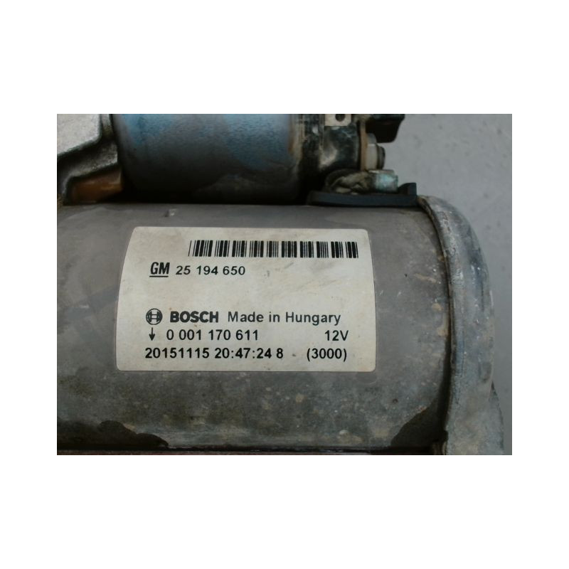 DEMARREUR OPEL MERIVA