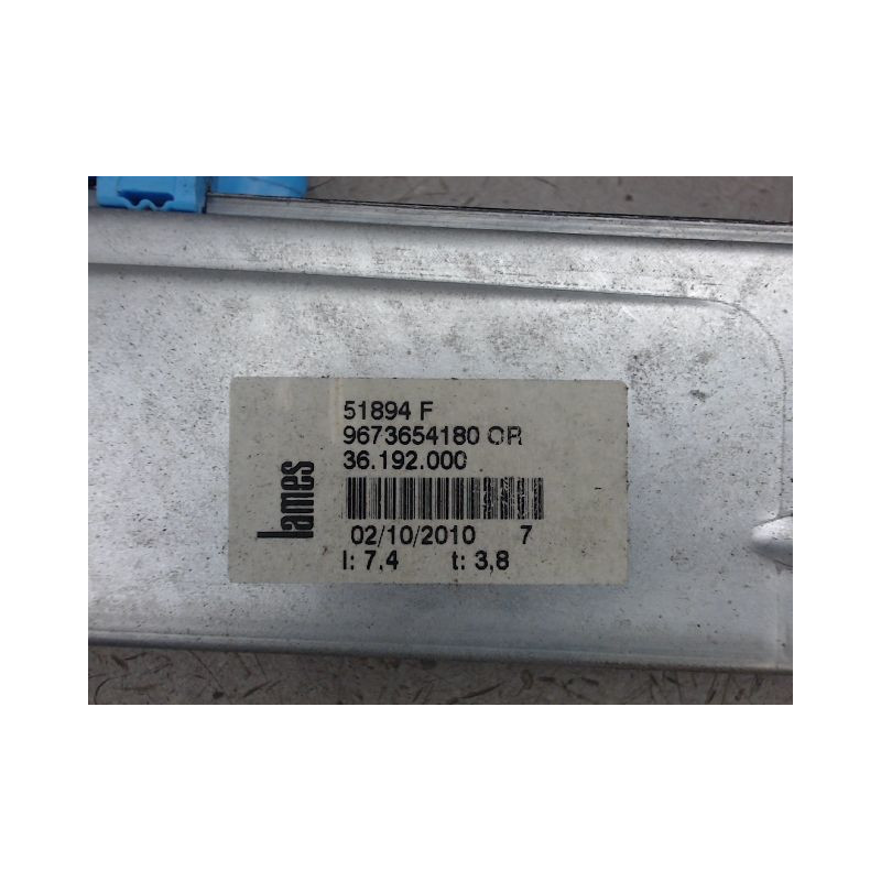 MECANISME LEVE-GLACE AVANT GAUCHE CITROEN C3