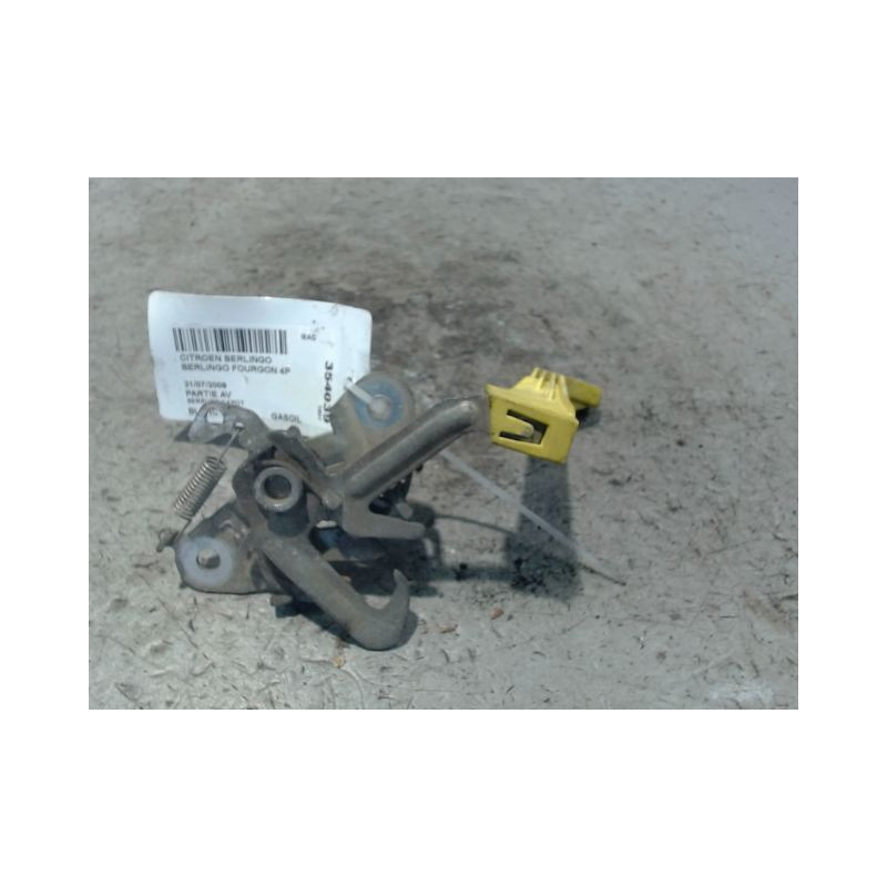 SERRURE CAPOT CITROEN BERLINGO FOURGON 2008-