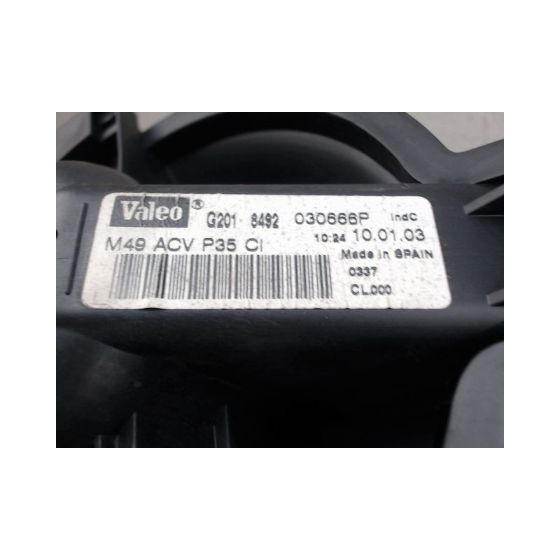 MOTEUR VENTILATEUR CHAUFFAGE PEUGEOT PARTNER