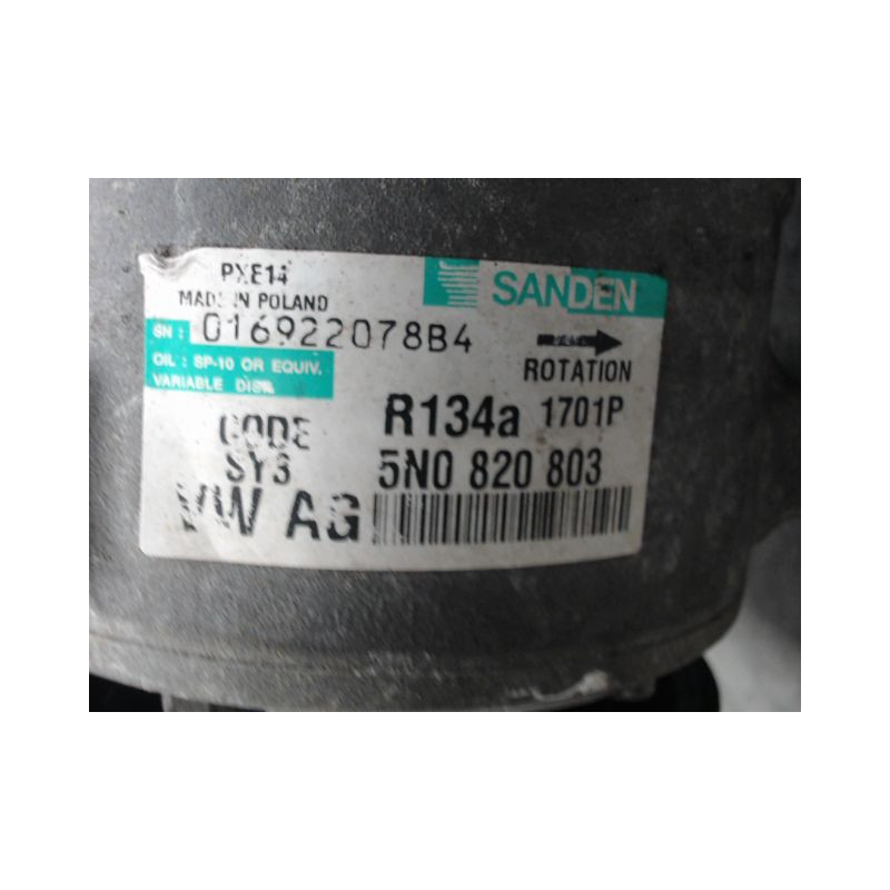 COMPRESSEUR AIR CONDITIONNE VOLKSWAGEN PASSAT SW 2005-