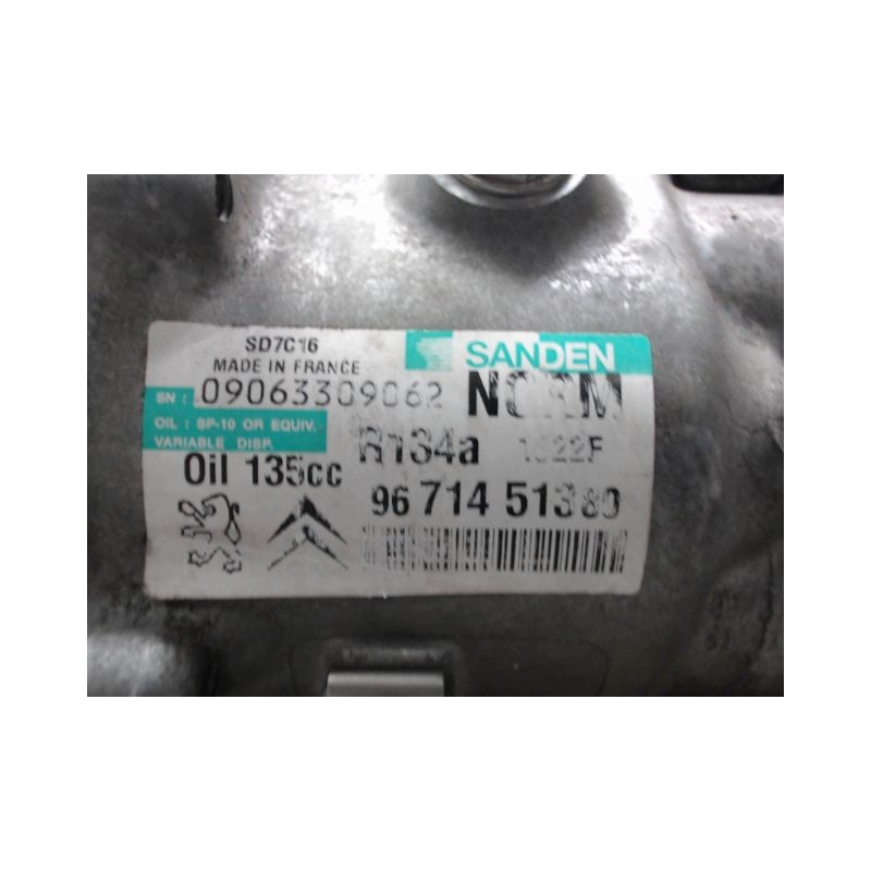 COMPRESSEUR AIR CONDITIONNE PEUGEOT 3008 2009-