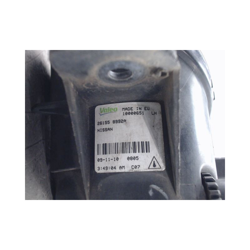 PHARE ANTIBROUILLARD AVANT GAUCHE NISSAN QASHQAI