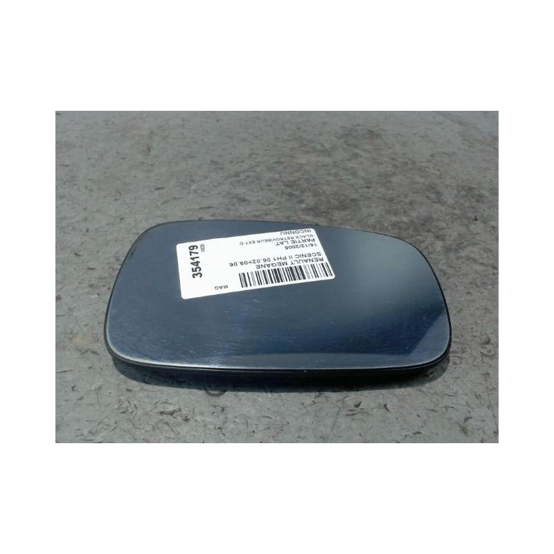 GLACE RETROVISEUR EXT D RENAULT SCENIC II PH1 02-06