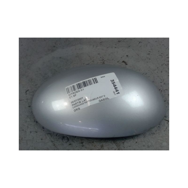 CARENAGE RETROVISEUR EXTERIEUR DROIT CITROEN C1 5P
