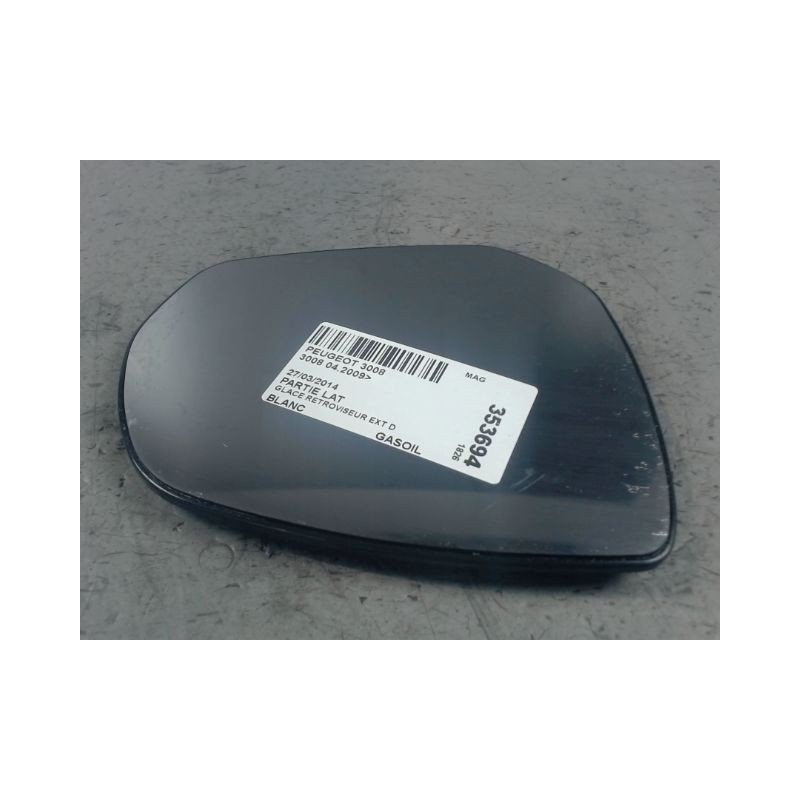 GLACE RETROVISEUR EXT D PEUGEOT 3008 2009-
