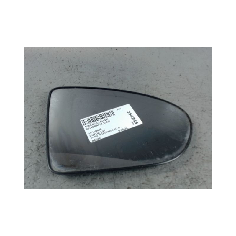 GLACE RETROVISEUR EXT D NISSAN QHASQAI 2007-