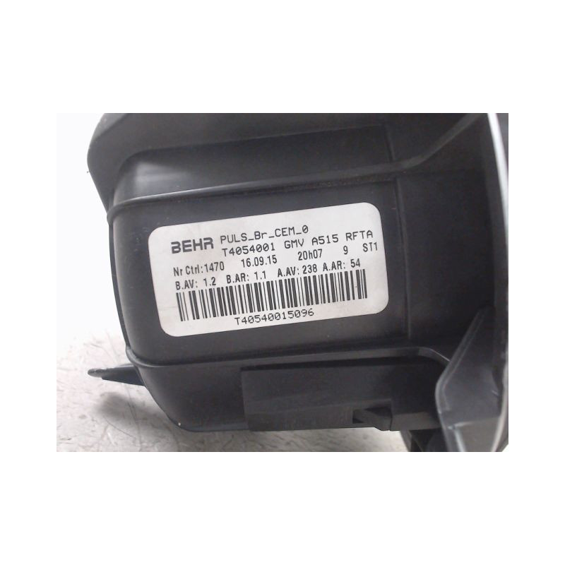 MOTEUR VENTILATEUR CHAUFFAGE CITROEN C4 CACTUS