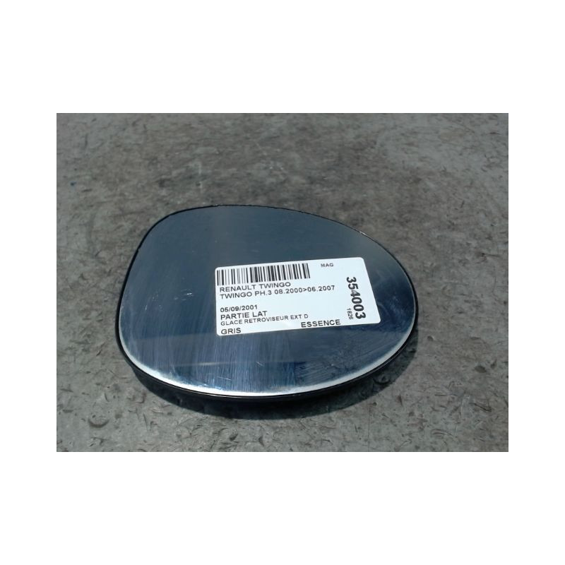 GLACE RETROVISEUR EXT D RENAULT TWINGO PH.3 2000-2007