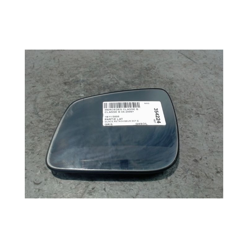GLACE RETROVISEUR EXT G MERCEDES CLASSE B 2008-