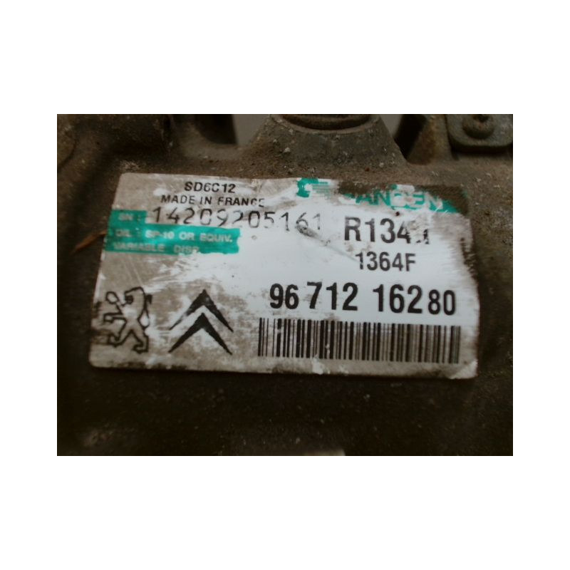 COMPRESSEUR AIR CONDITIONNE PEUGEOT 308