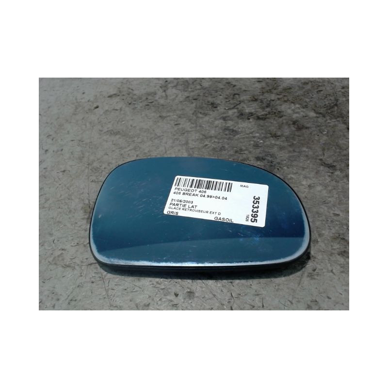 GLACE RETROVISEUR EXT D PEUGEOT 406 BREAK 99-04