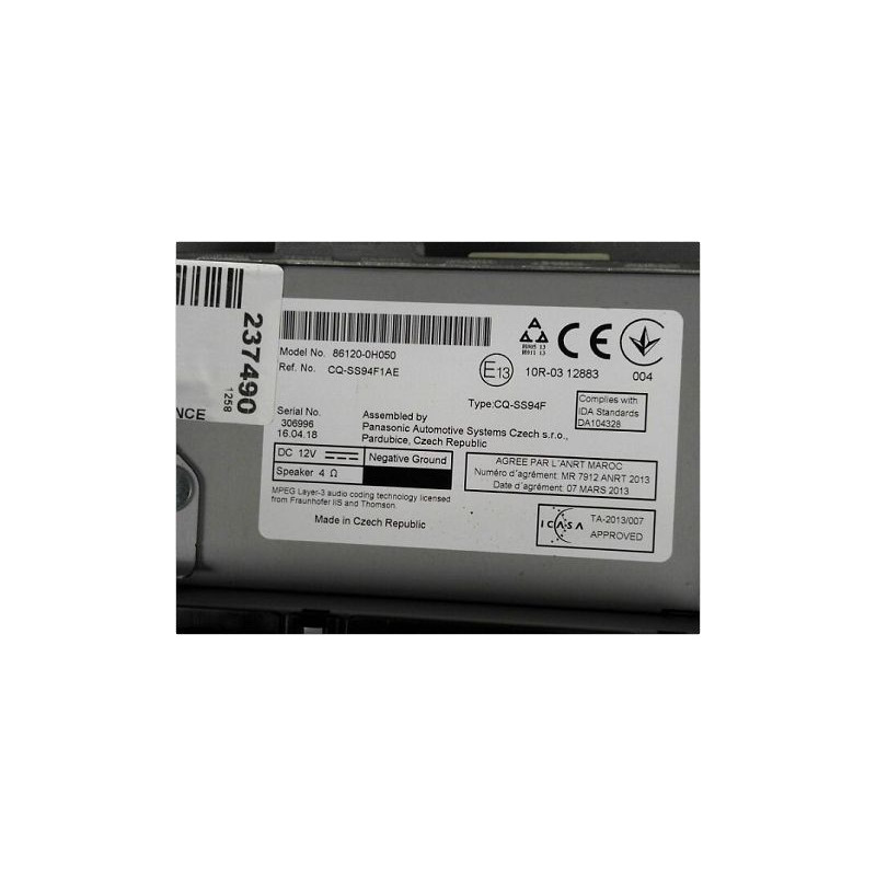 AUTORADIO CITROEN C1 II 2014-