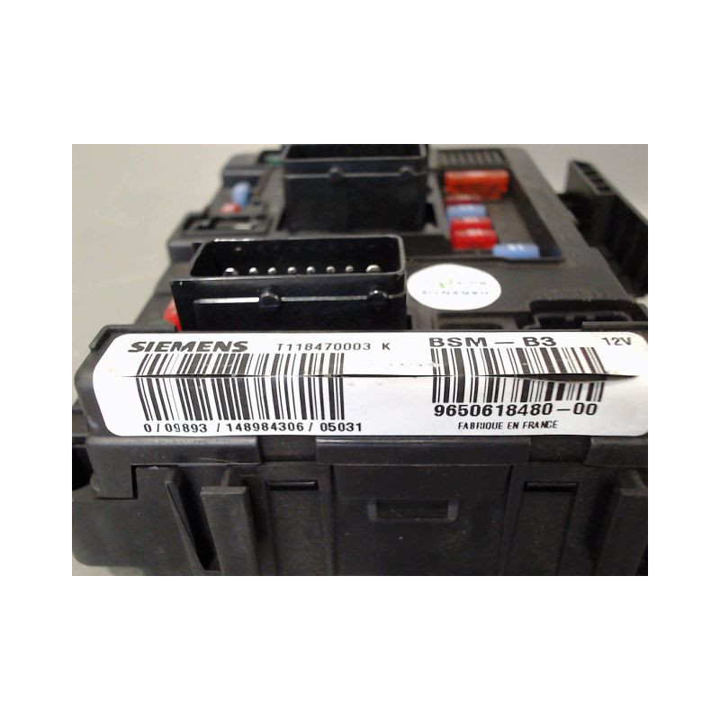 BOITE A FUSIBLES CITROEN C3 2002-2005
