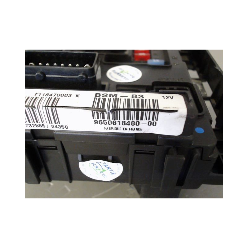 BOITE A FUSIBLES CITROEN C3 I Phase 1 2002-2005