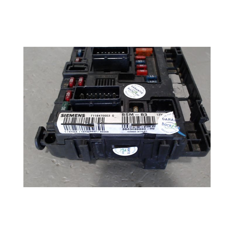 BOITE A FUSIBLES CITROEN C3 I Phase 1 2002-2005