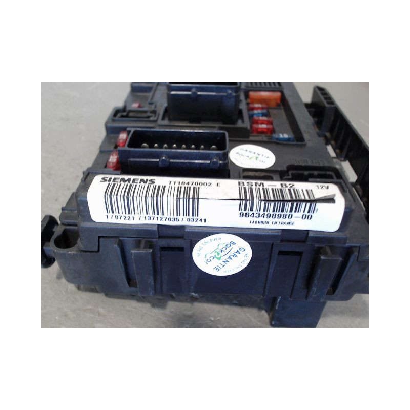 BOITE A FUSIBLES CITROEN BERLINGO BREAK I Phase 2 (M59) 2002-2010