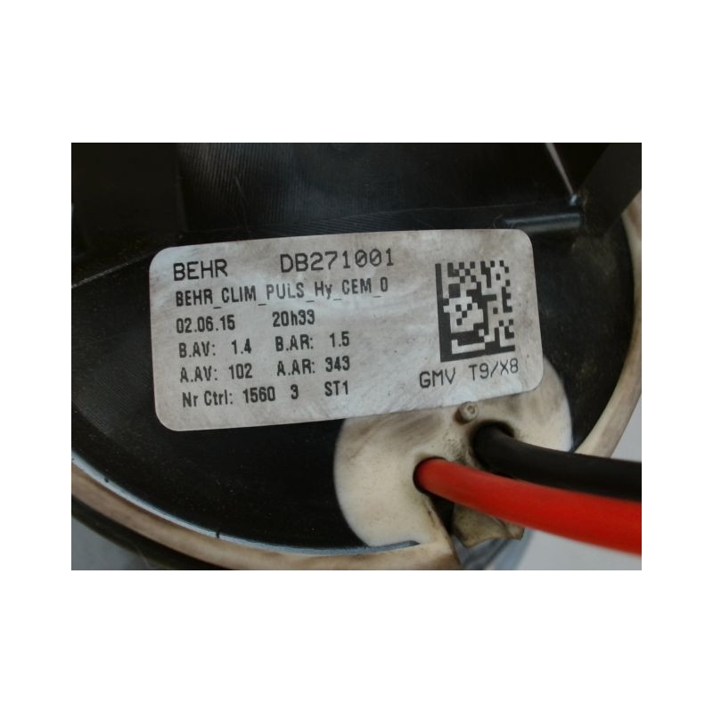 MOTEUR VENTILATEUR CHAUFFAGE PEUGEOT 308