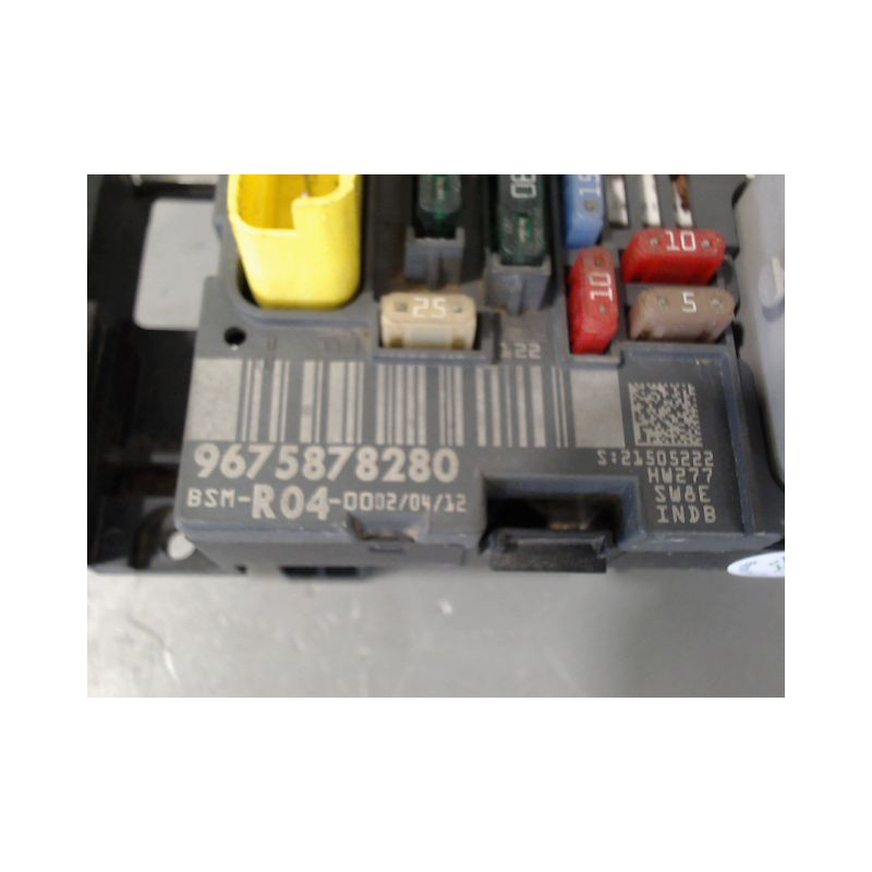BOITE A FUSIBLES CITROEN BERLINGO BREAK 2002-