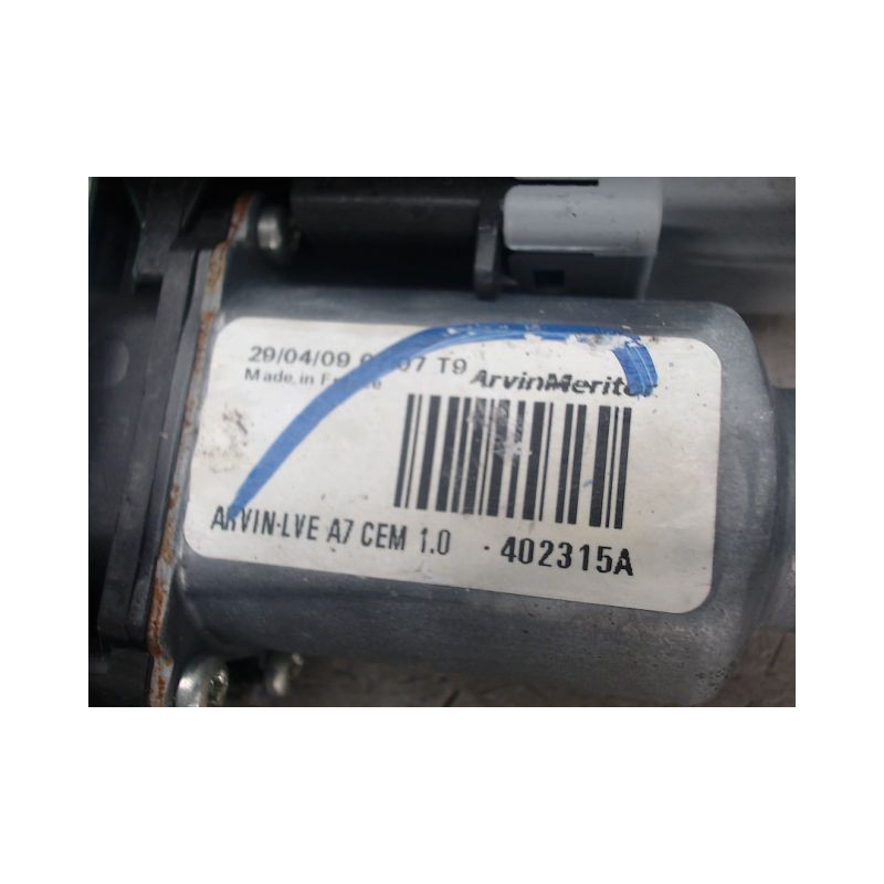 MECANISME LEVE-GLACE AVANT GAUCHE PEUGEOT 207