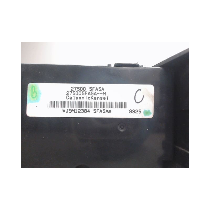 COMMANDE DE CHAUFFAGE NISSAN MICRA