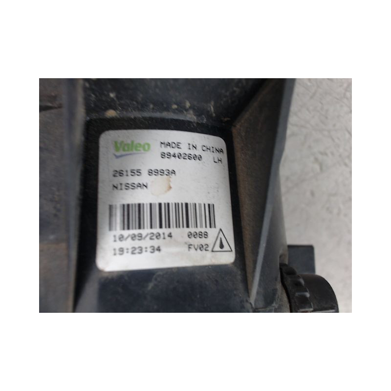 PHARE ANTIBROUILLARD AVANT GAUCHE NISSAN MICRA