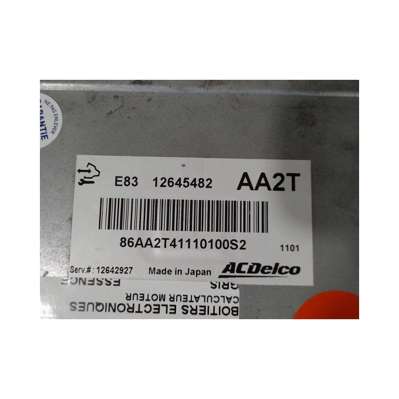 CALCULATEUR MOTEUR CHEVROLET AVEO
