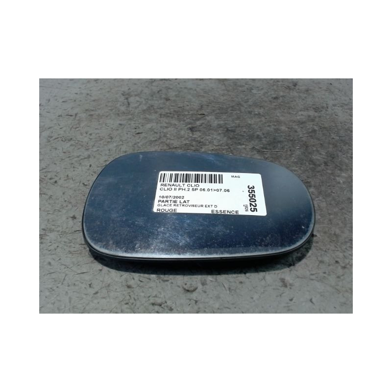GLACE RETROVISEUR EXT D RENAULT CLIO II PH.2 01-06