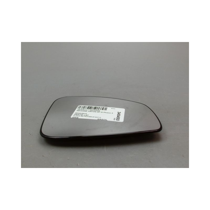 GLACE RETROVISEUR EXT D RENAULT MEGANE III Phase 2 2012-2014