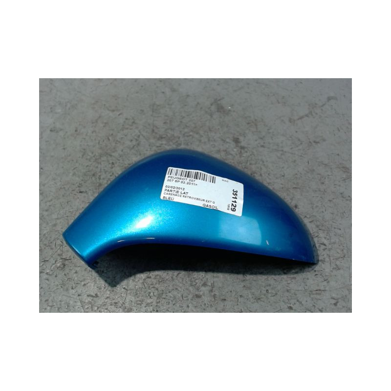 CARENAGE RETROVISEUR EXTERIEUR GAUCHE PEUGEOT 207 2011-