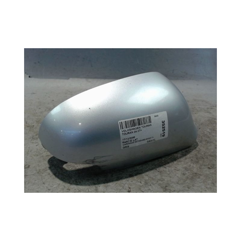CARENAGE RETROVISEUR EXTERIEUR DROIT VOLKSWAGEN TOURAN 07-