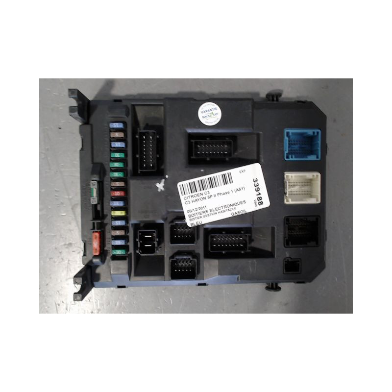 BOITIER GESTION HABITACLE CITROEN C3 II Phase 1 (A51) 2009-2013