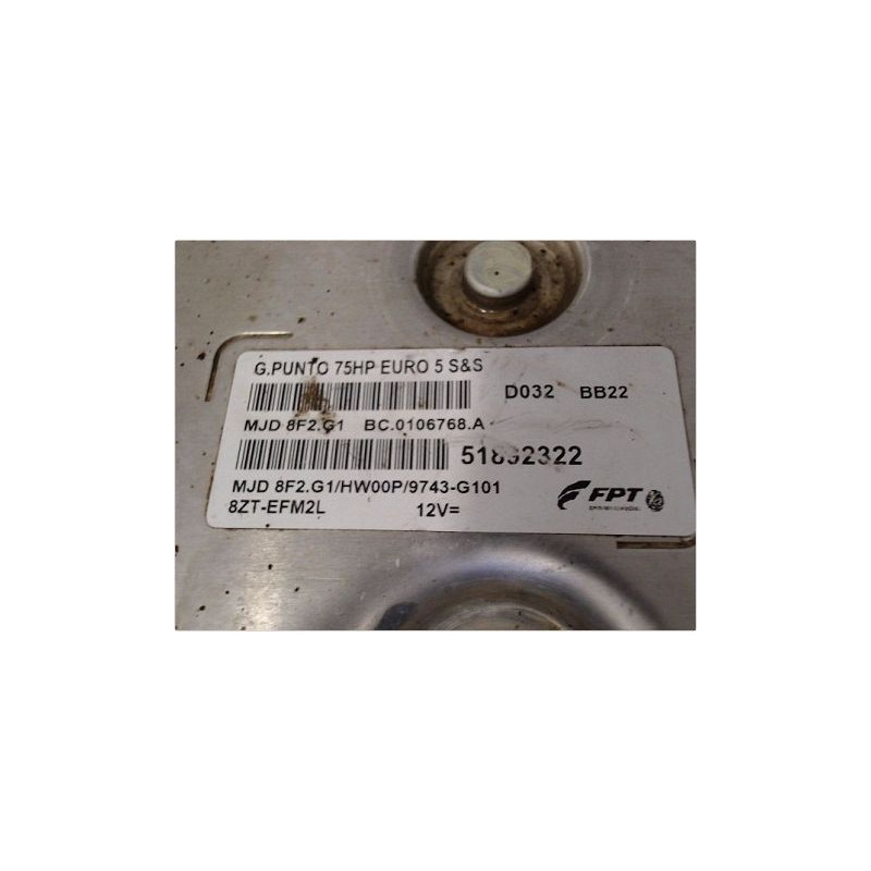 CALCULATEUR MOTEUR FIAT PUNTO EVO III 09-13