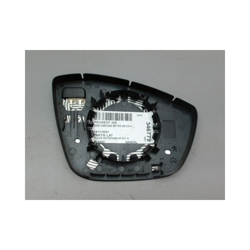 GLACE RETROVISEUR EXT G PEUGEOT 208 2012-...
