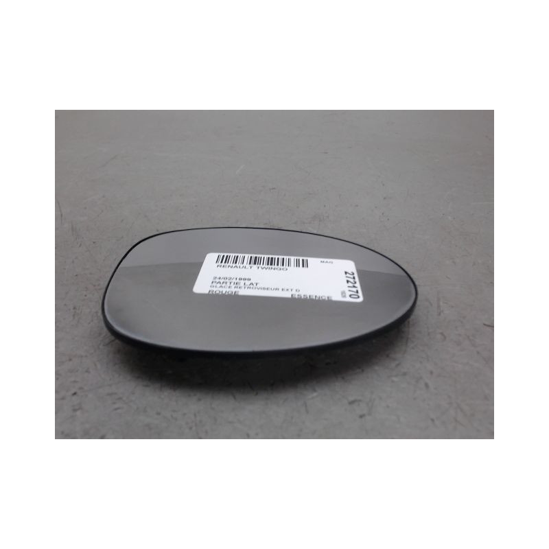 GLACE RETROVISEUR EXT D RENAULT TWINGO