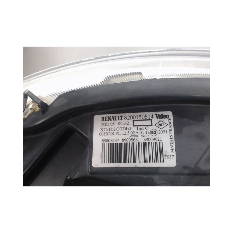 PHARE GAUCHE RENAULT KANGOO