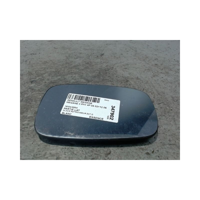 GLACE RETROVISEUR EXT D RENAULT MEGANE II PH1 02-05
