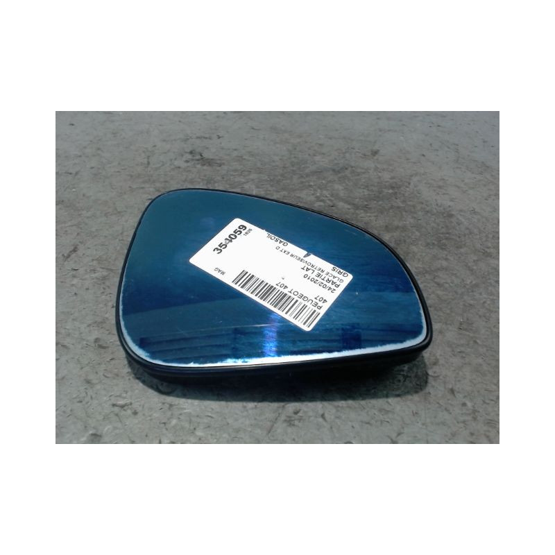 GLACE RETROVISEUR EXT D PEUGEOT 407