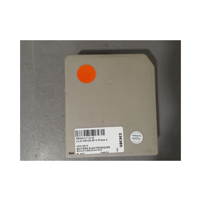 BOITE A FUSIBLES RENAULT CLIO III Phase 2 2009-2014