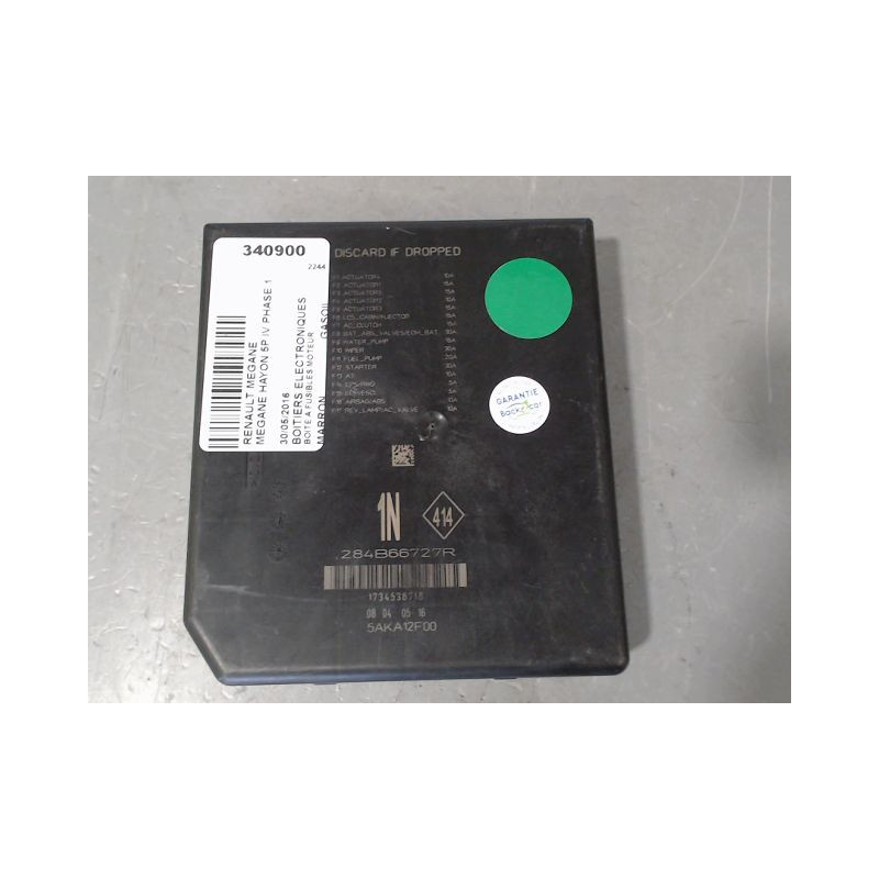 BOITE A FUSIBLES RENAULT MEGANE IV PHASE 1 2015-