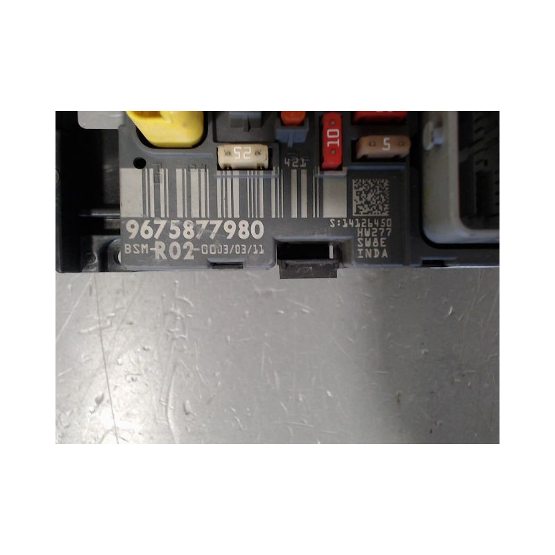 BOITE A FUSIBLES CITROEN GRAND C4 PICASSO MONOSP. I LONG 2006-2013