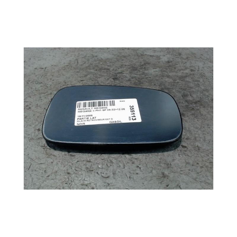 GLACE RETROVISEUR EXT D RENAULT MEGANE II PH1 02-05
