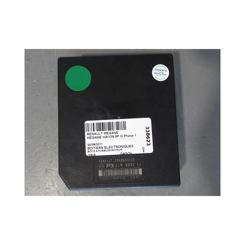 BOITE A FUSIBLES RENAULT MEGANE III Phase 1 2008-2012