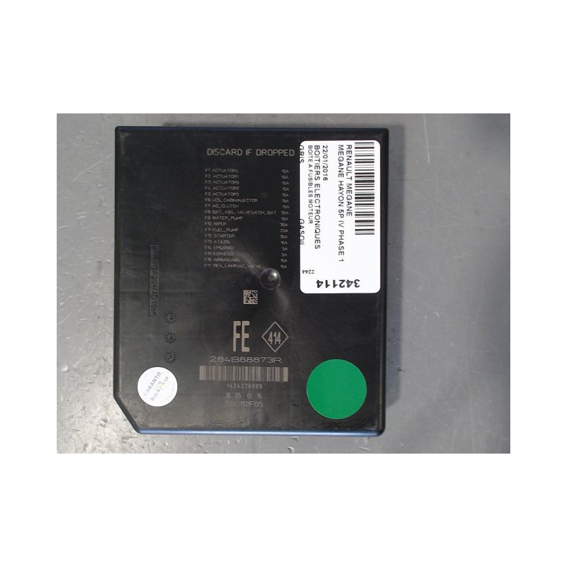 BOITE A FUSIBLES RENAULT MEGANE IV PHASE 1 2015-