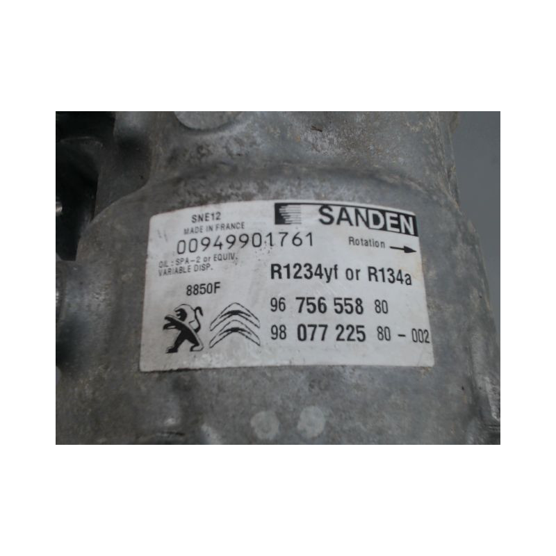 COMPRESSEUR AIR CONDITIONNE PEUGEOT 2008