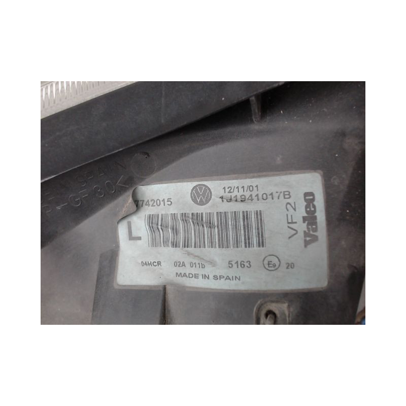 PHARE GAUCHE VOLKSWAGEN GOLF