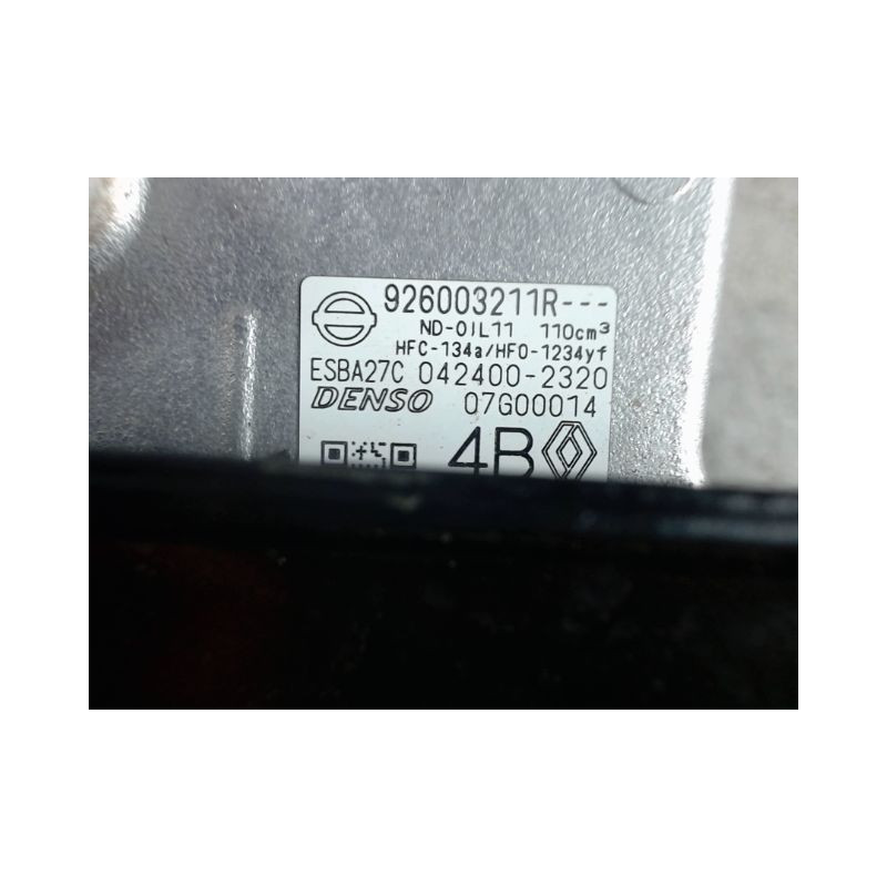 COMPRESSEUR AIR CONDITIONNE RENAULT CAPTUR