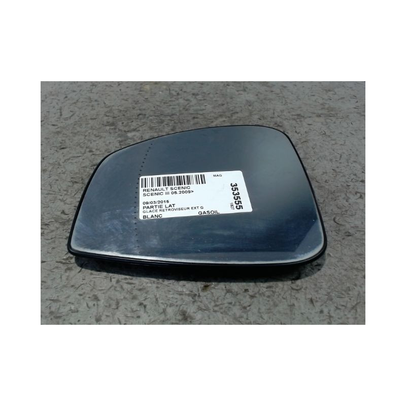 GLACE RETROVISEUR EXT G RENAULT SCENIC III 2009-