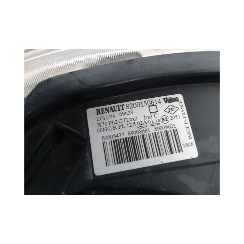 PHARE GAUCHE RENAULT KANGOO